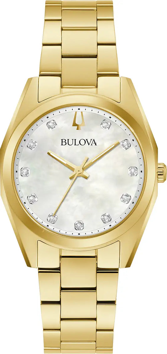 Bulova Women's Surveyor MoP Diamond Watch 97P172