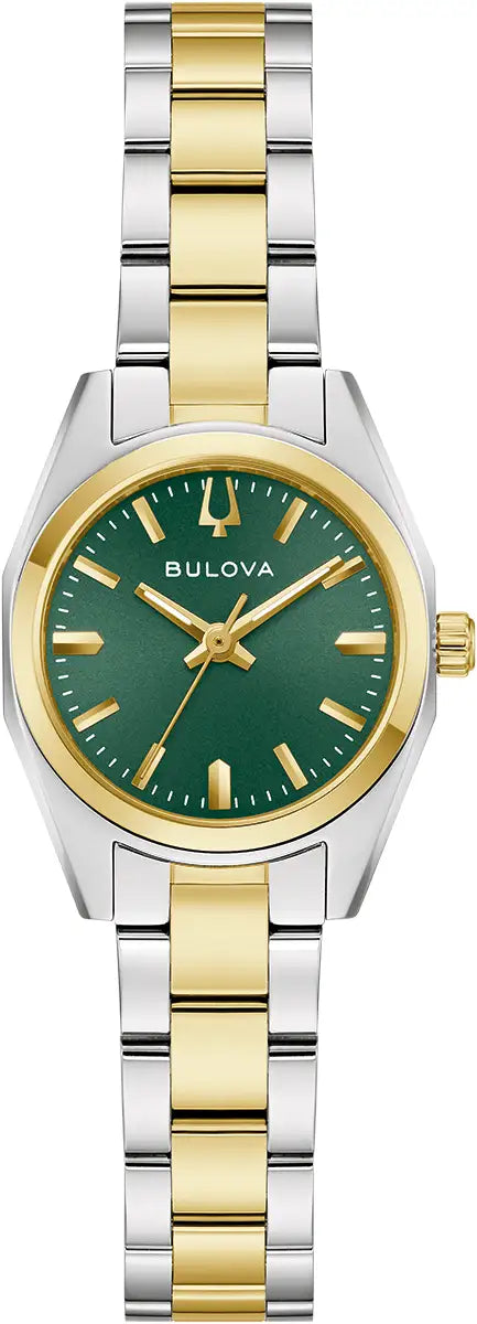 BULOVA LADIES SURVEYOR MINI TWO-TONE WATCH 98L329
