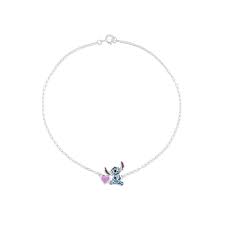 Disney Stitch with Heart Anklet A900143SL