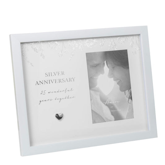 Amore 25th Wedding Anniversary Photo Frame AM11825
