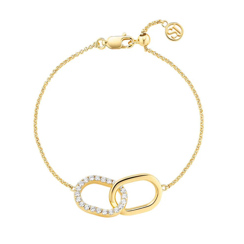 SIF JAKOBS Bracelet Capizzi Due Piccolo SJ-B42236-CZ-YG