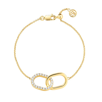 SIF JAKOBS Bracelet Capizzi Due Piccolo SJ-B42236-CZ-YG