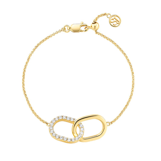 SIF JAKOBS Bracelet Capizzi Due Piccolo SJ-B42236-CZ-YG