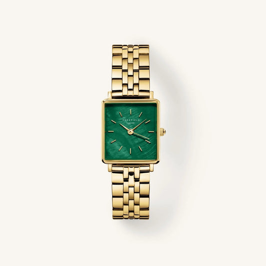 Rosefield Boxy XS Emerald Watch  BEGSG Q050