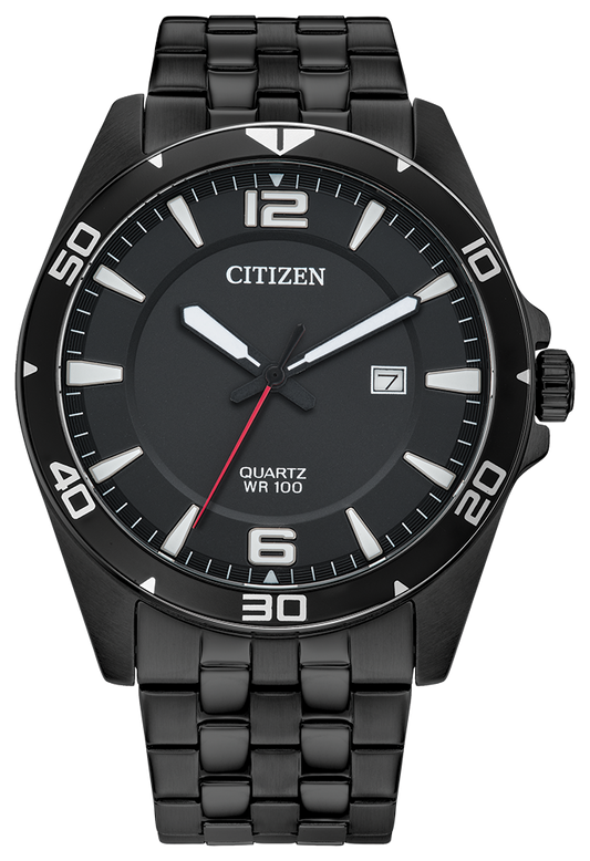 Citizen Men's Quartz Sport Watch Black Dial BI5055-51E