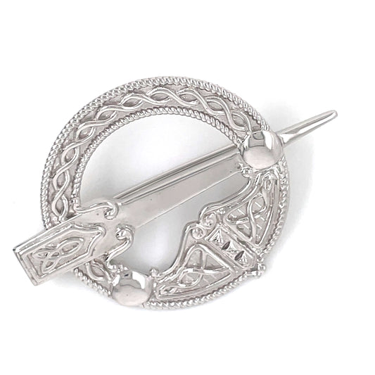 Sterling Silver Large Tara Brooch BR36