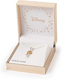 Disney Beauty and the Beast Rose Necklace C902727