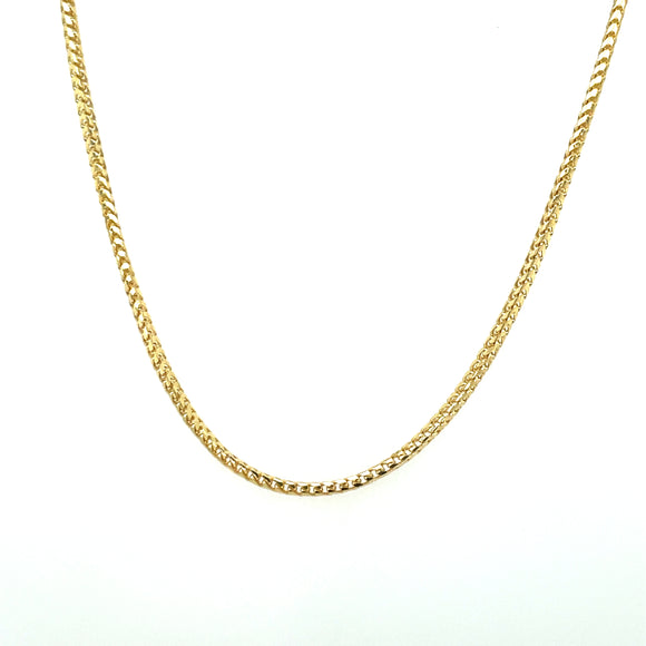 9ct Gold Round Foxtail Chain GC608