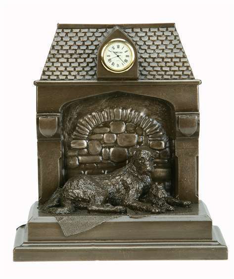 Bronze Fireplace Clock Large CK5