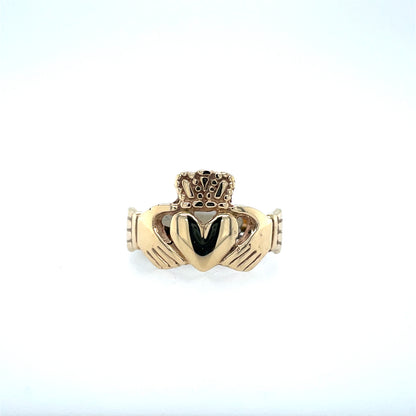 9ct Gold Men's XHY Claddagh Ring CR30