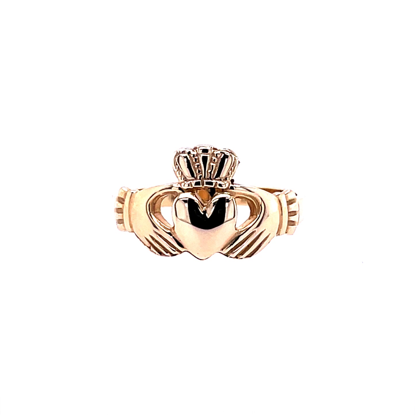 9ct Gold Men's Claddagh Ring GR308