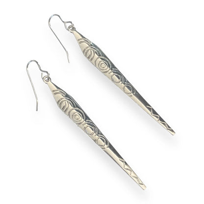 Martina Hamilton Carrowmore Sterling Silver Drop Earrings Large CRC1