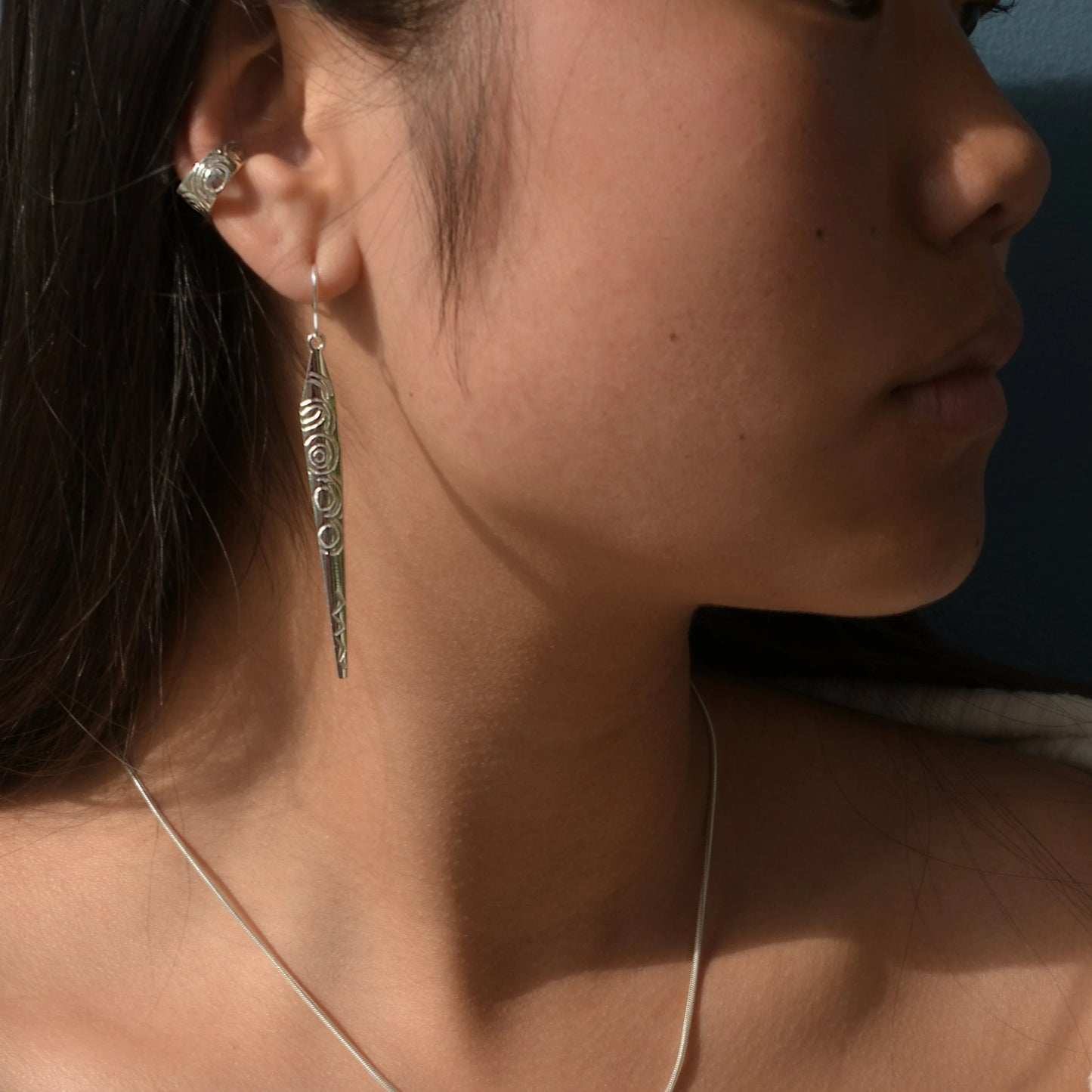 Martina Hamilton Carrowmore Sterling Silver Drop Earrings Large CRC1
