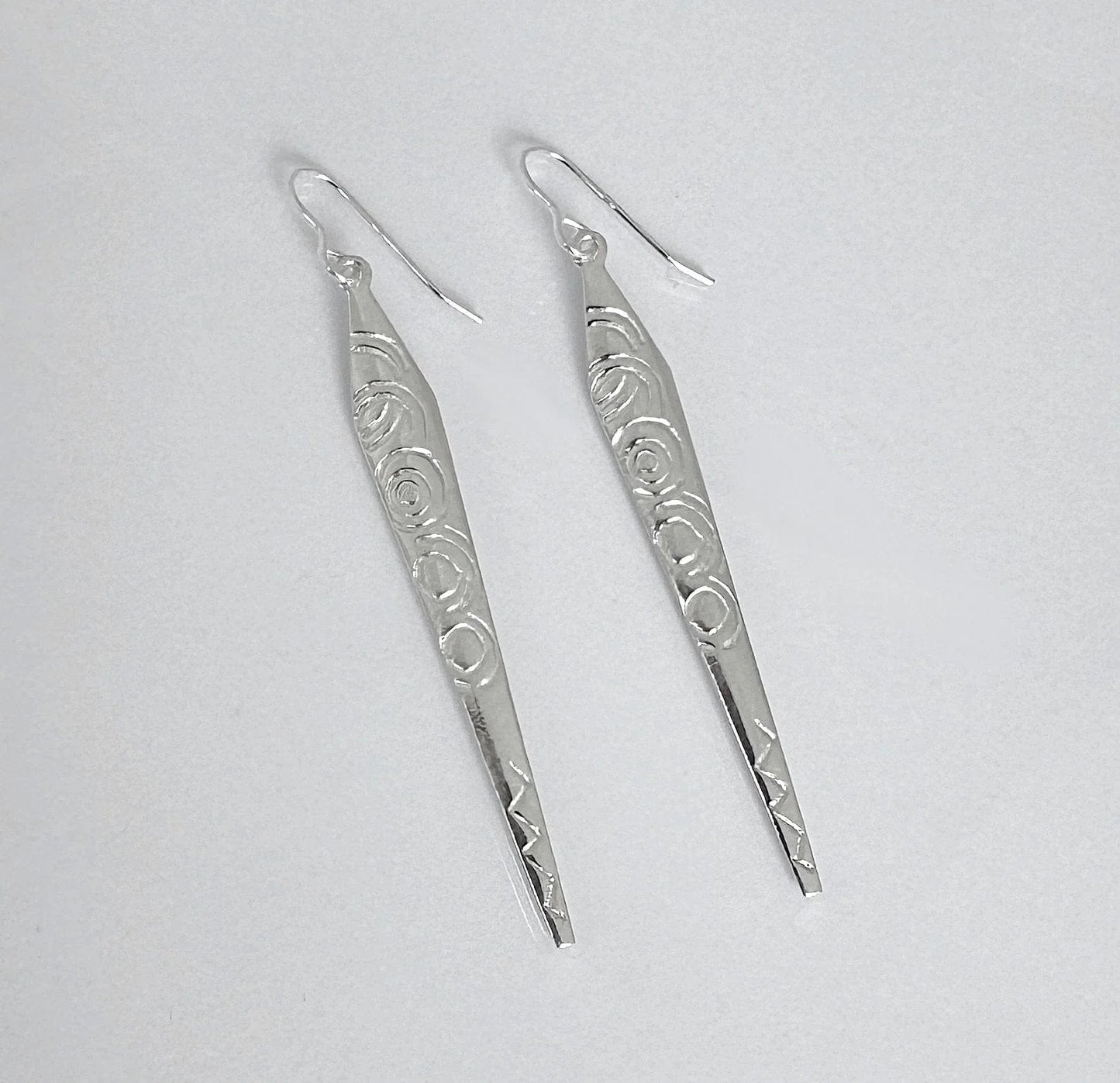Martina Hamilton Carrowmore Sterling Silver Drop Earrings Large CRC1