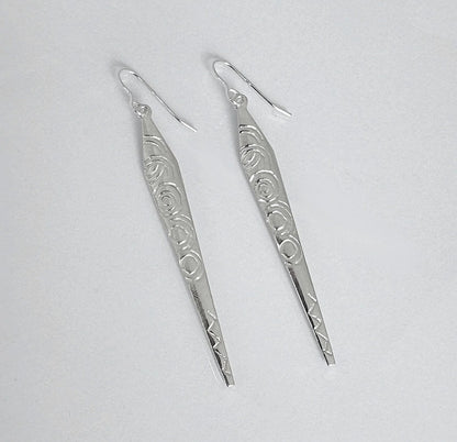Martina Hamilton Carrowmore Sterling Silver Drop Earrings Large CRC1