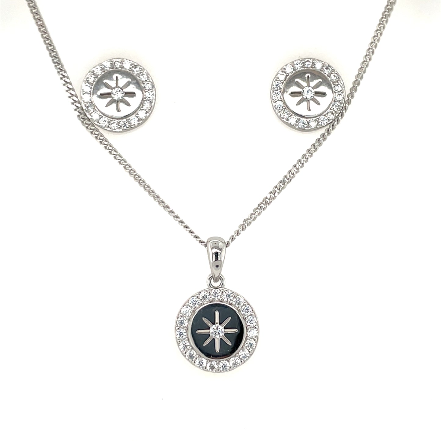 Sterling Silver CZ Set CSS331