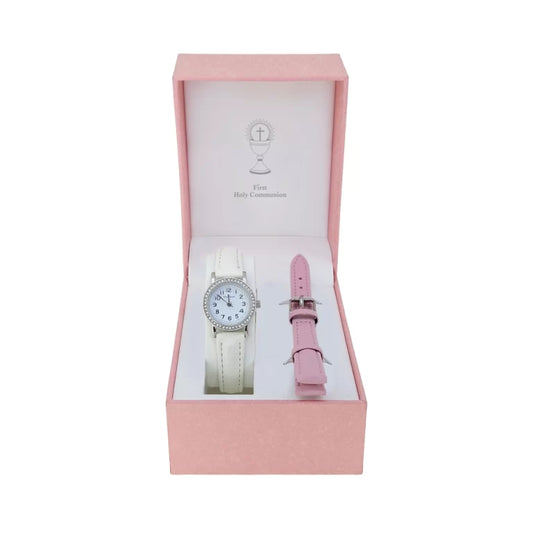 Girls Crystal Communion Watch CW1002