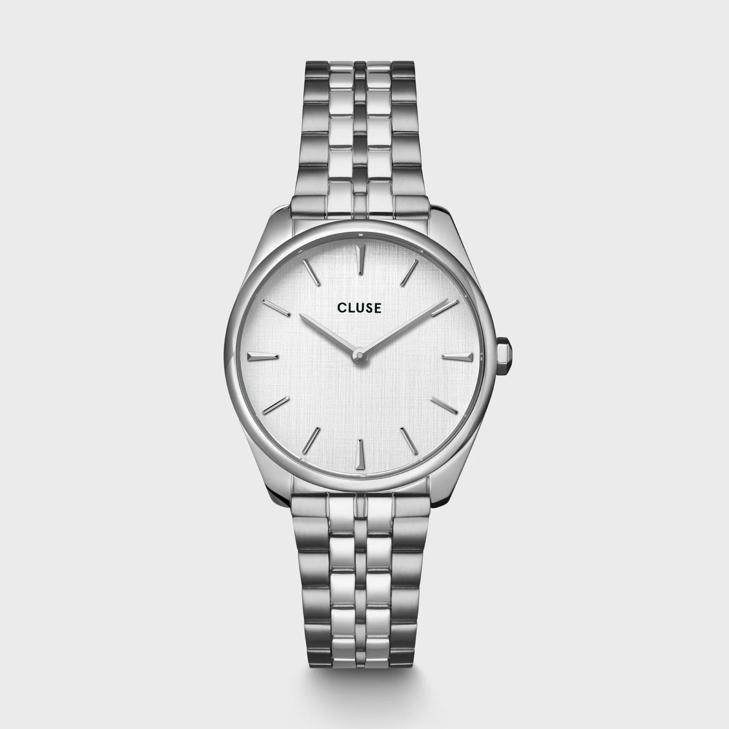 CLUSE Féroce Petite Watch Steel, Silver Linen, Silver Colour CW11219