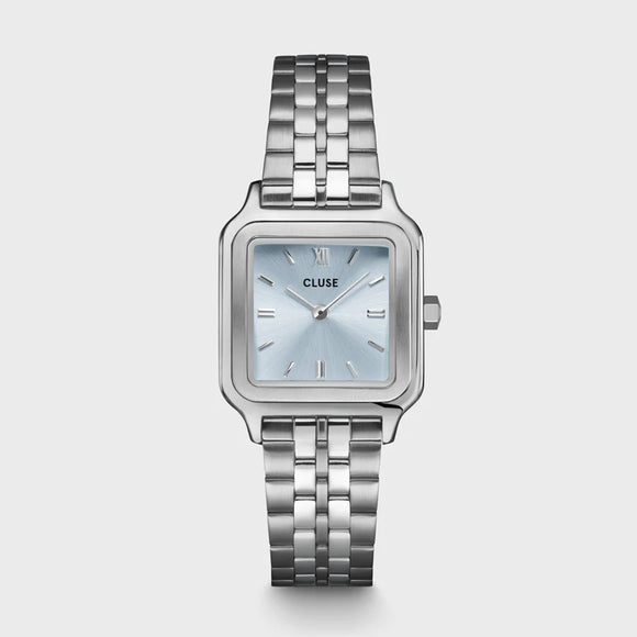 CLUSE Gracieuse Petite Watch Steel, Light Blue, Silver Colour CW11806