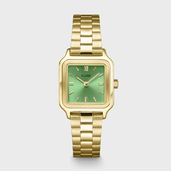 CLUSE Gracieuse Petite Watch Steel, Light Green, Gold Colour CW11809