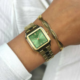 CLUSE Gracieuse Petite Watch Steel, Light Green, Gold Colour CW11809