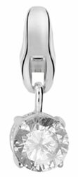 Dream Charms Silver CZ April Birthstone Charm