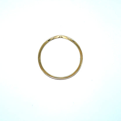 9ct Gold Wishbone Ring GR469