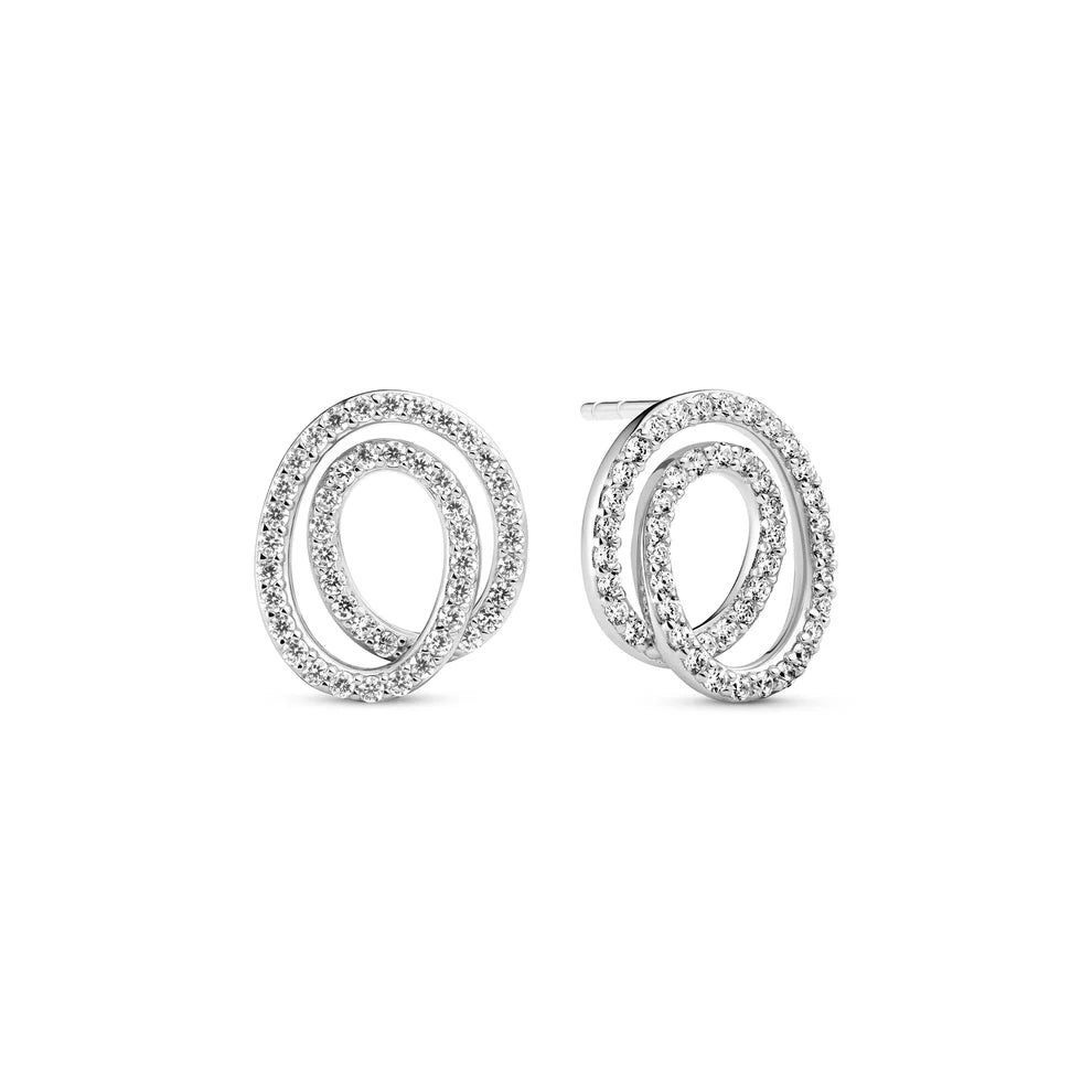 SIF JAKOBS Spirale Due Piccolo Earrings SJ-E2577-CZ