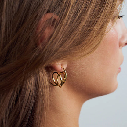 SIF JAKOBS Spirale Pianura Piccolo Hoop Earrings SJ-E2590