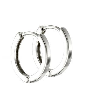 Sterling Silver Small Huggie Hoop Earrings E5864