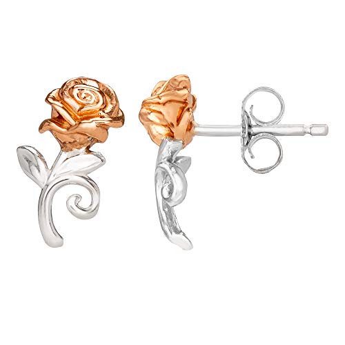 Disney Beauty and the Beast Rose Stud Earrings E905453