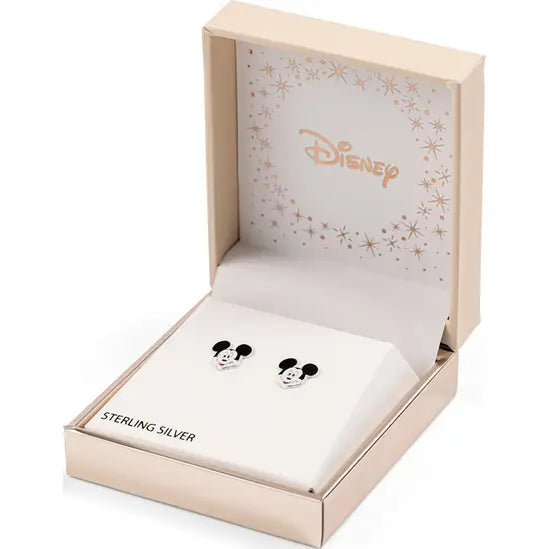Disney Silver Mickey Mouse Stud Earrings E908014