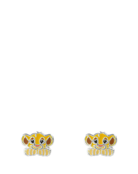 Disney The Lion King Simba Enamel Earrings E908018SL