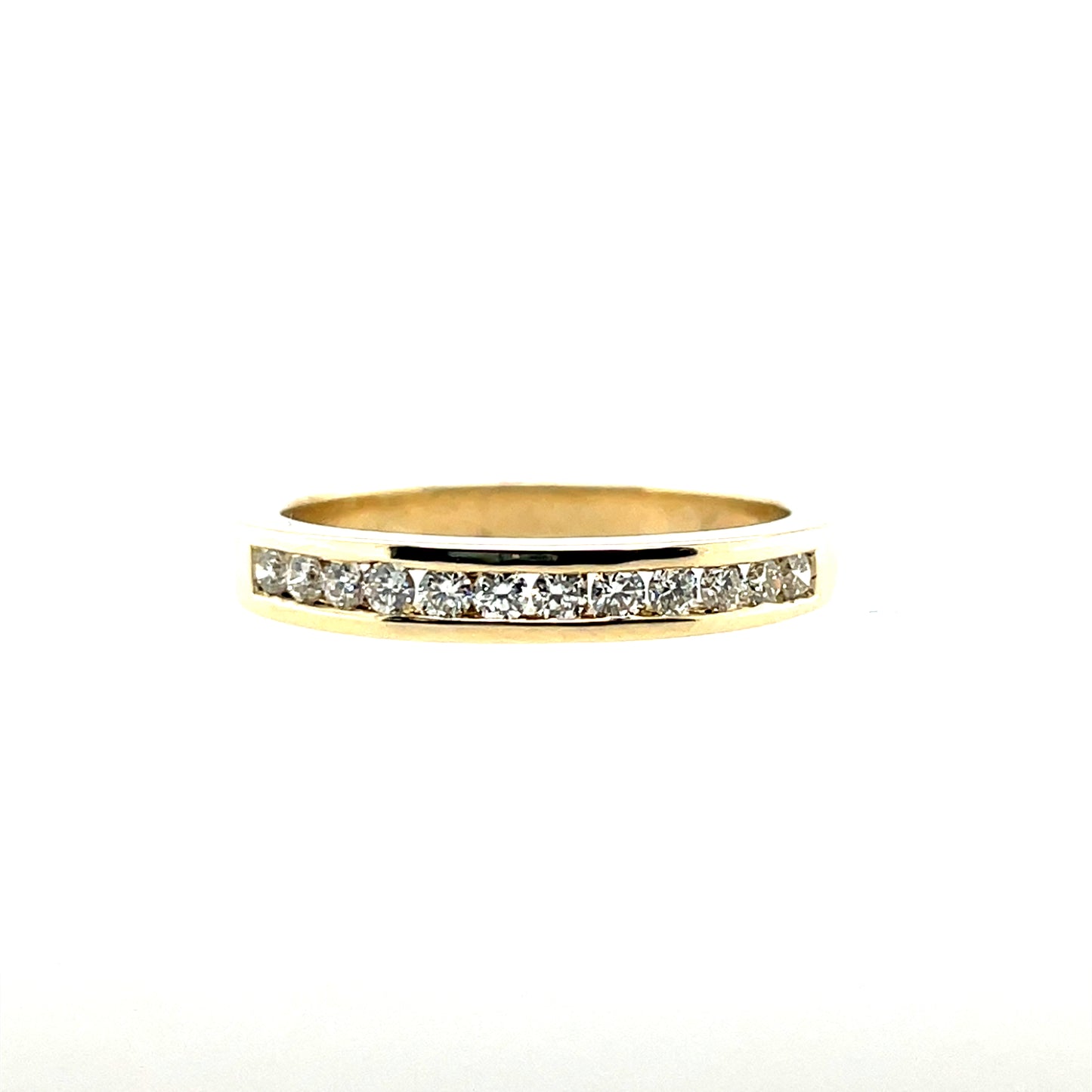 9ct Gold Classic Diamond Channel-set Band 0.25ct X151