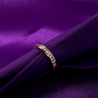 9ct Gold Classic Diamond Channel-set Band 0.25ct X151