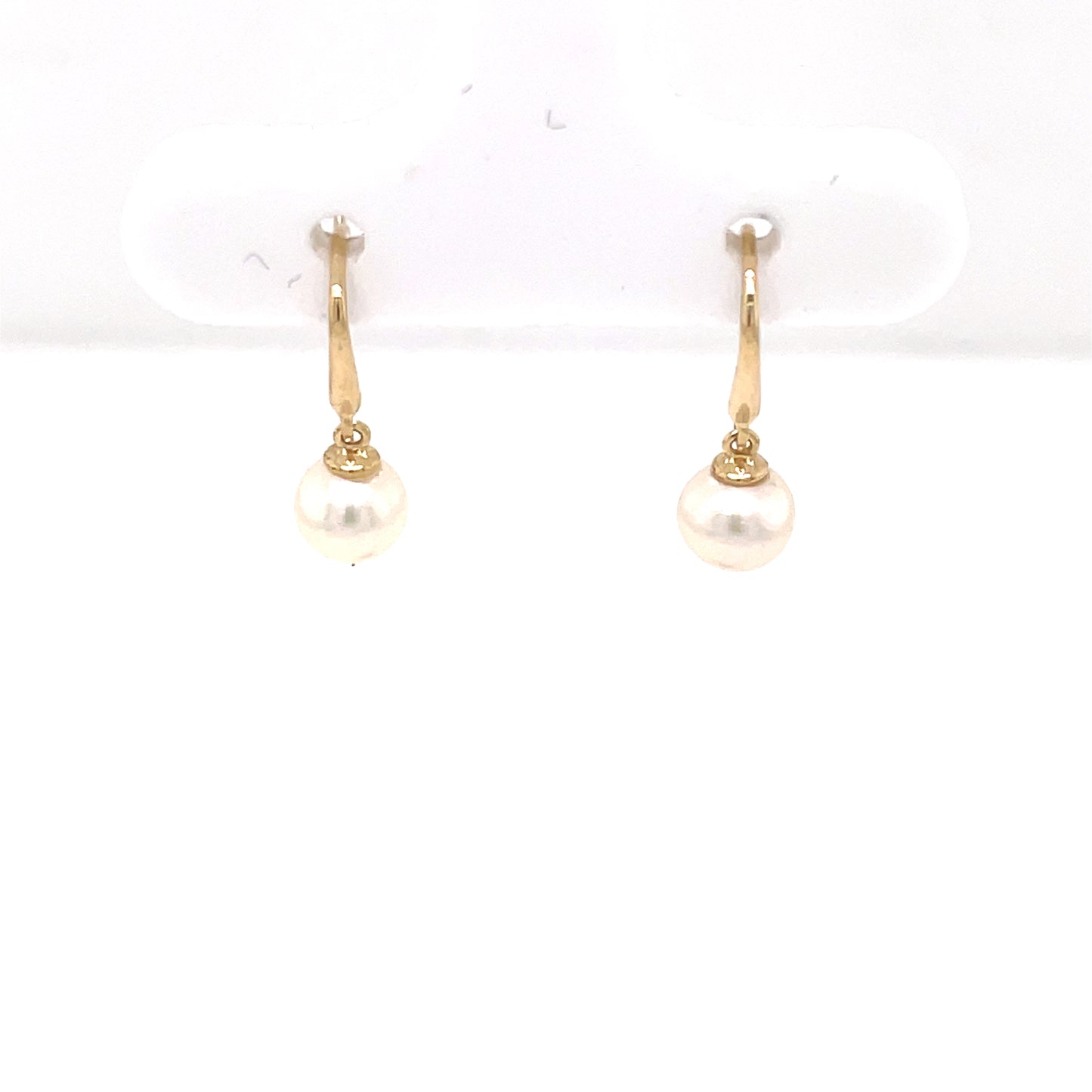 9ct Gold 5mm Pearl Drop Earrings GEP360