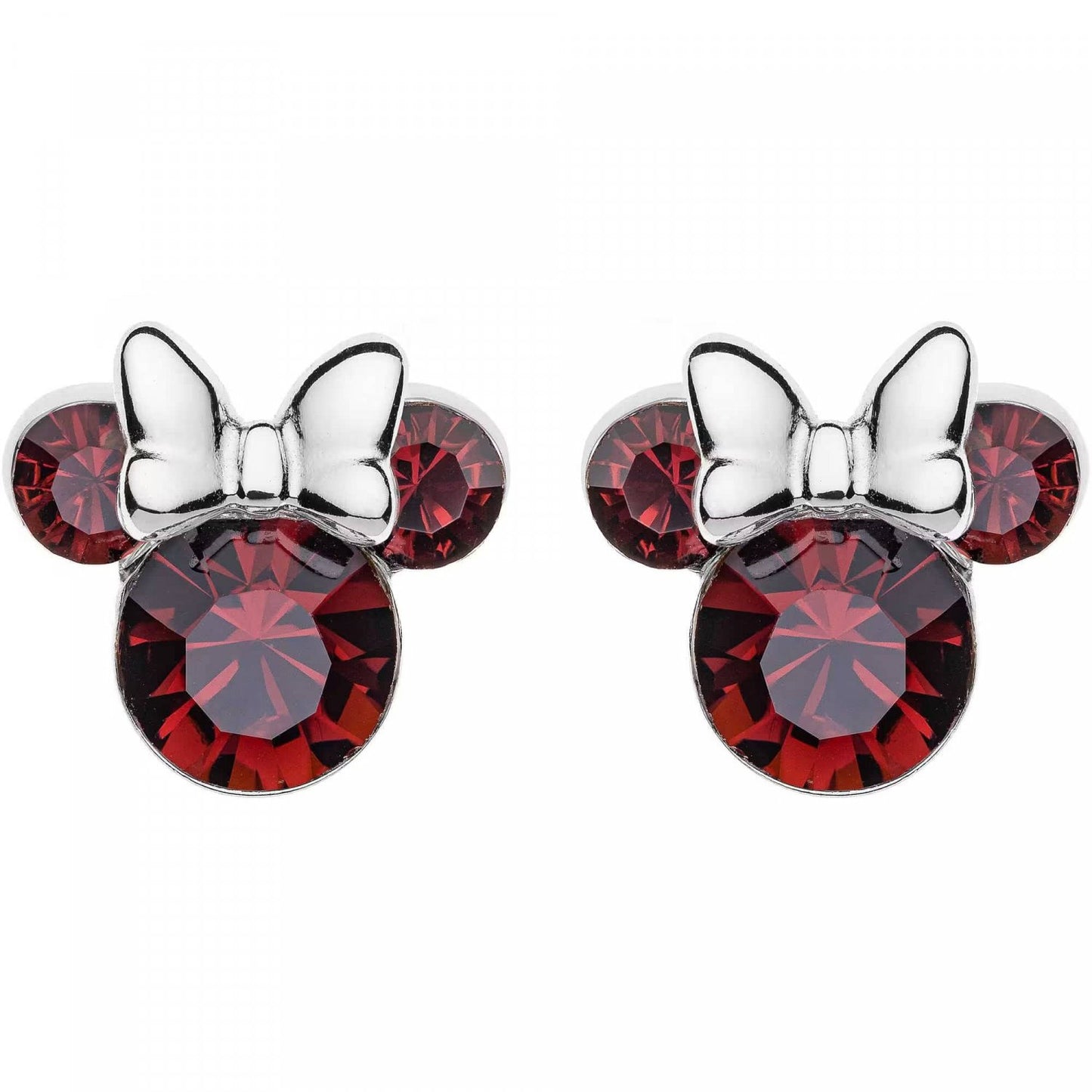 DISNEY MINNIE MOUSE CRYSTAL EARRINGS JANUARY ES00028JAN
