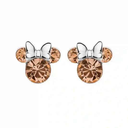 DISNEY MINNIE MOUSE CRYSTAL EARRINGS JUNE ES00028JUN