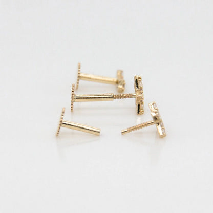 9ct Gold Trilogy Piercing Earring NG3403