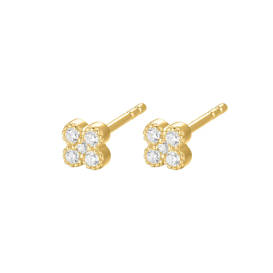 9ct Gold Amèline CZ Stud Earrings GEZ770