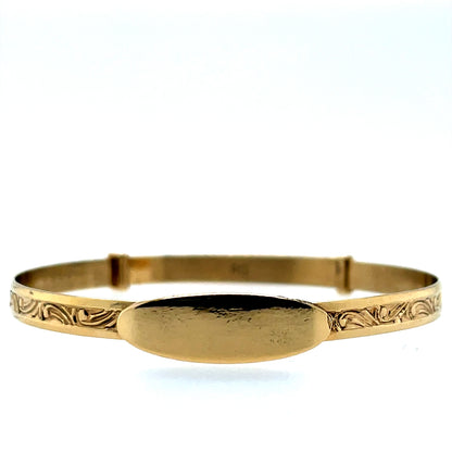 Gold-plated Baby Bangle 20/3