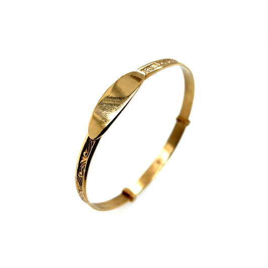 Gold-plated Baby Bangle 20/3