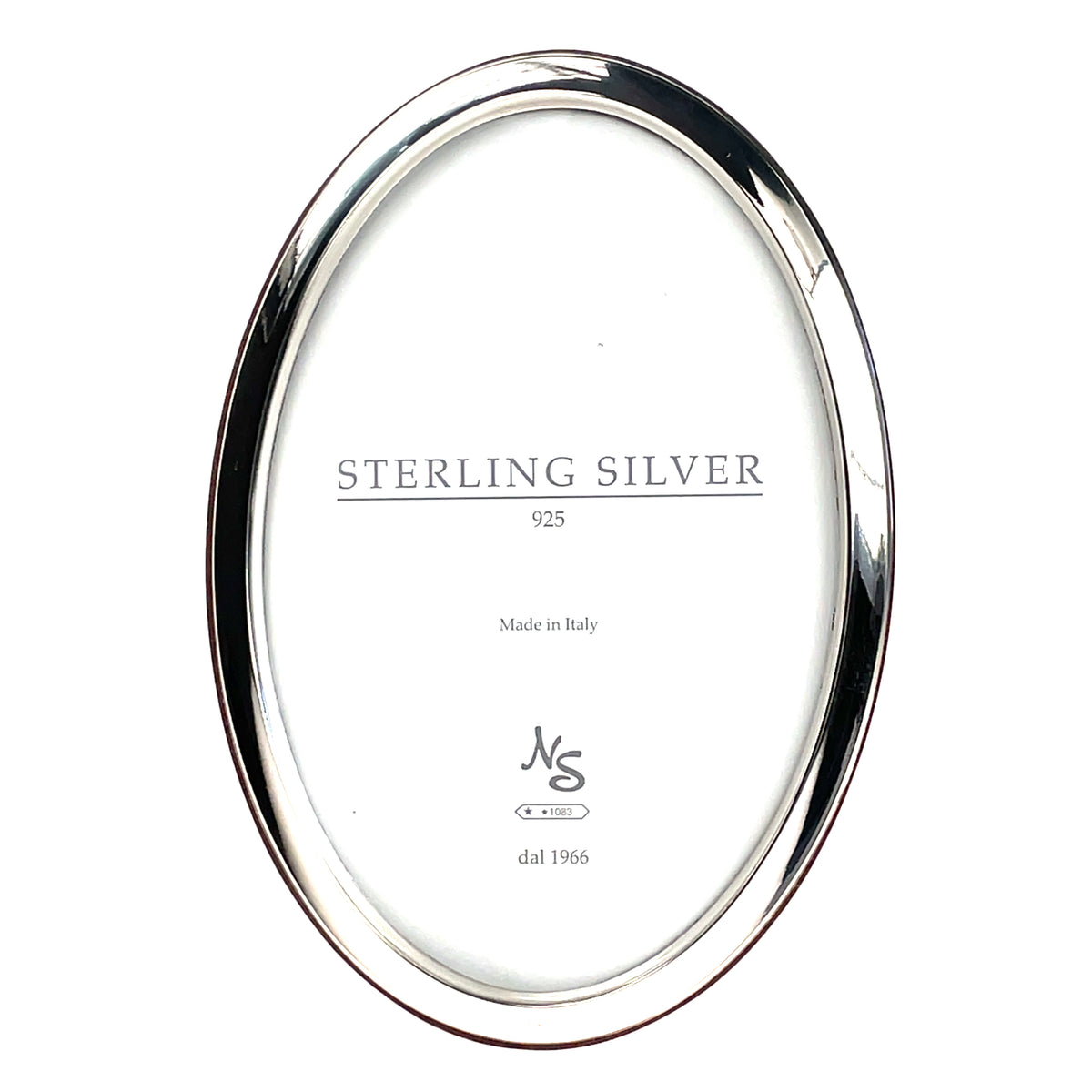 Sterling Silver Oval Photo Frame 4 x 6 39-1894