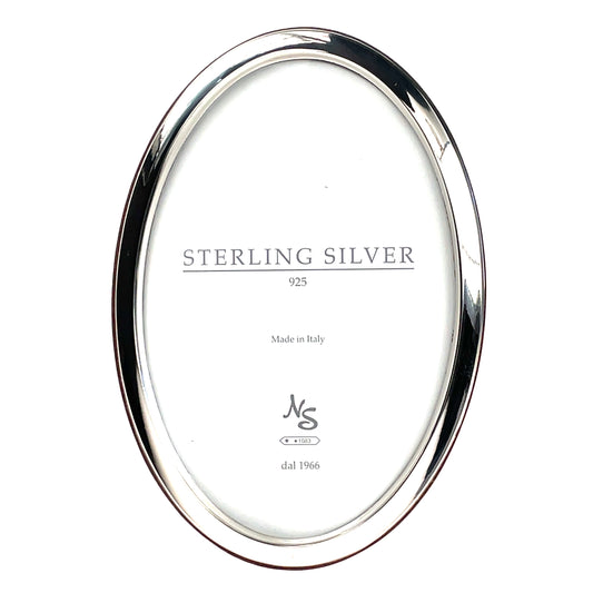 Sterling Silver Oval Photo Frame 4 x 6 39-1894