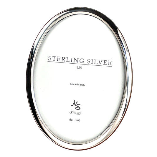 Sterling Silver Oval Photo Frame 5 x 7 39-1895