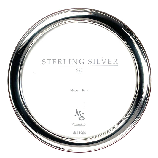 Sterling Silver Round Photo Frame 39-8904