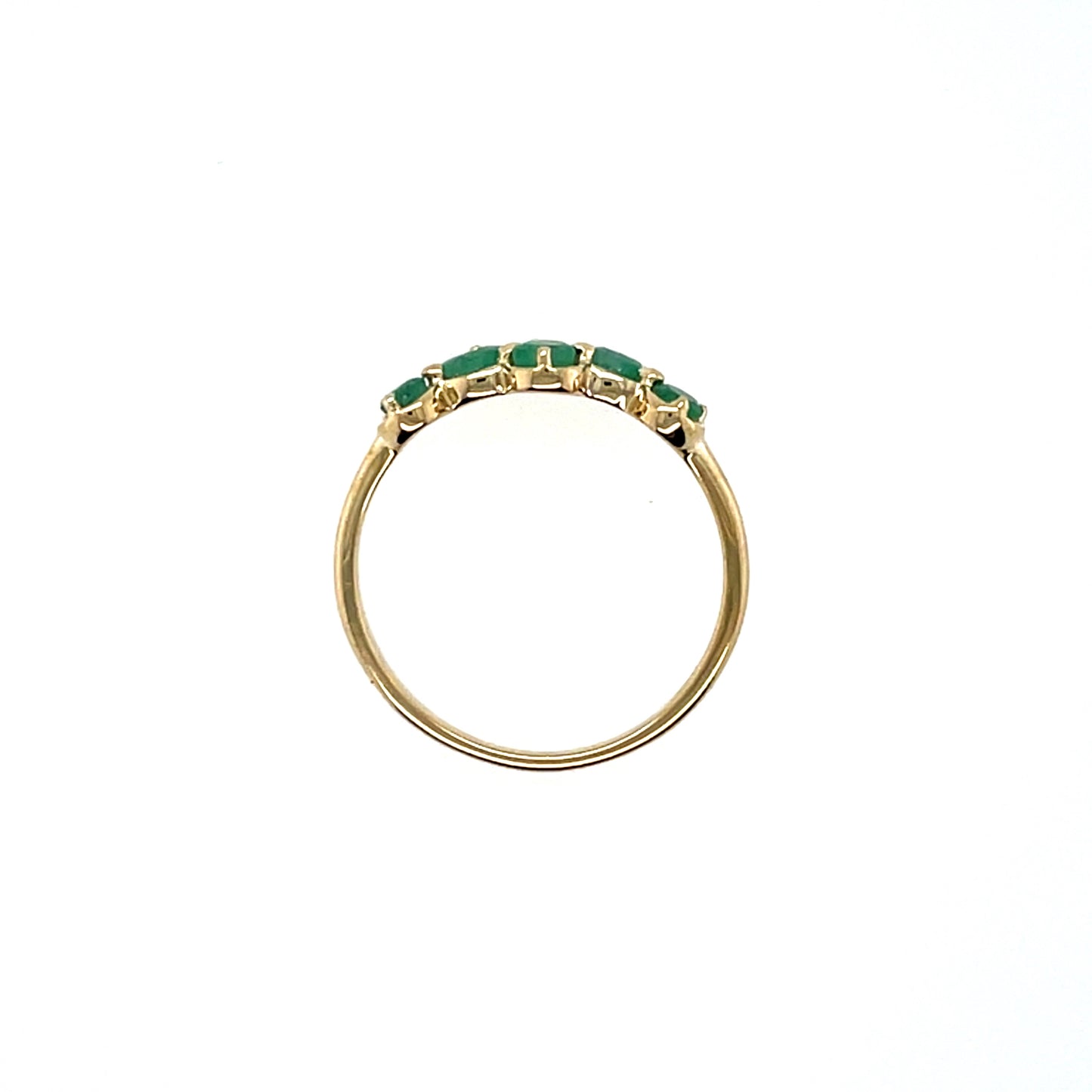 9ct Gold Real Emerald Ring GRE144