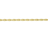 9ct Yellow Gold Prince of Wales Rope 18 Chain 18"/45cm GC598