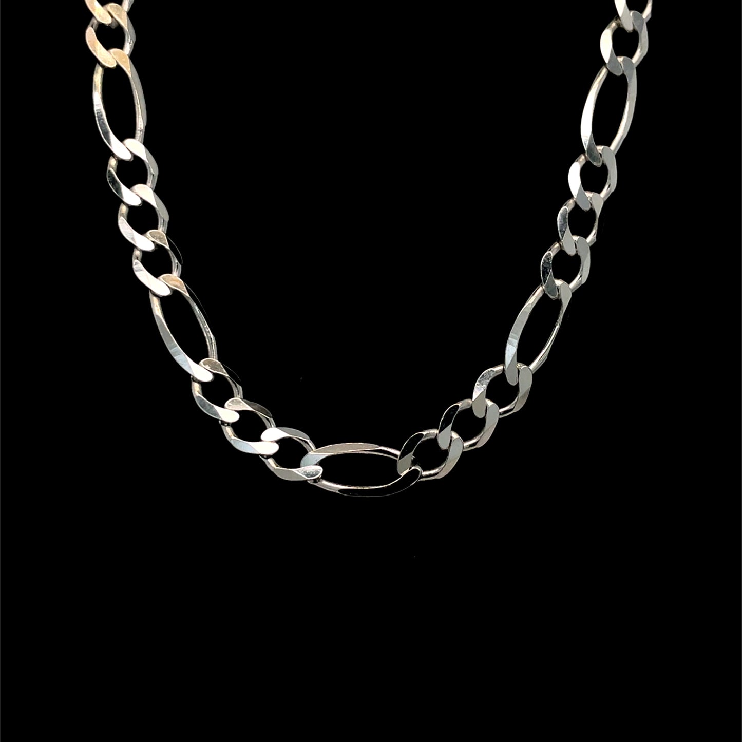 Sterling Silver Men's 4.5mm Figaro Chain 20 inch G8/20