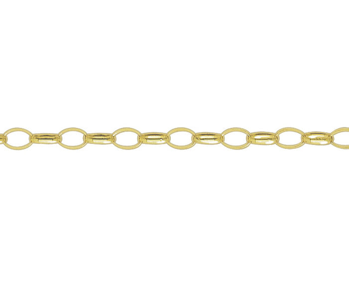 9ct Gold 18 inch Belcher T-Bar Chain GC671